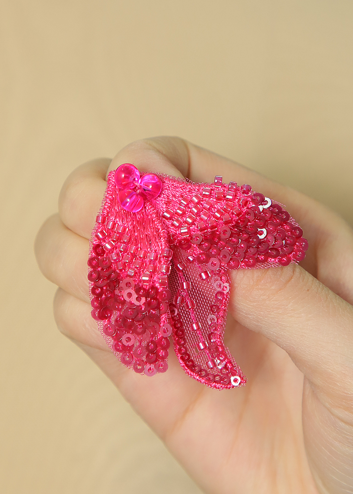 Yanzi Handmade 3d Flower Sequin Beads Applique(YZX251-254)