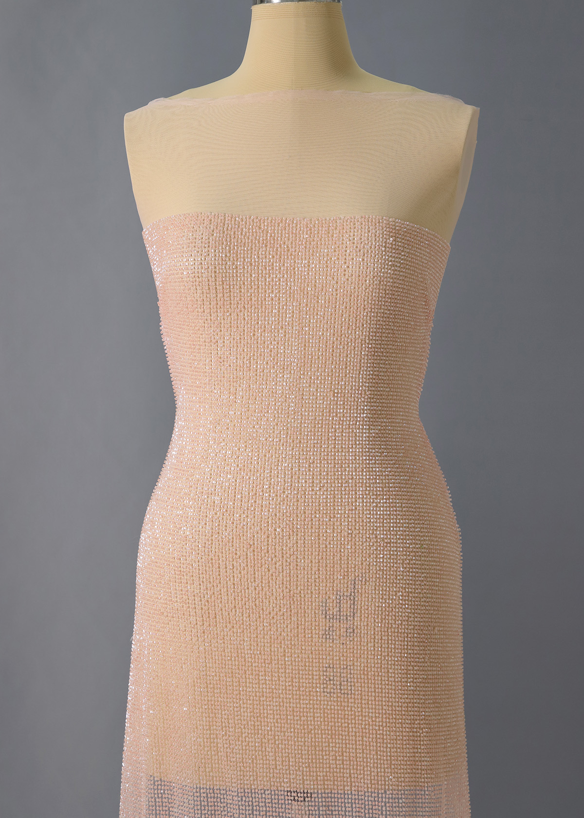 Yanzi colorful beaded lace dress fabric (YZZX953）