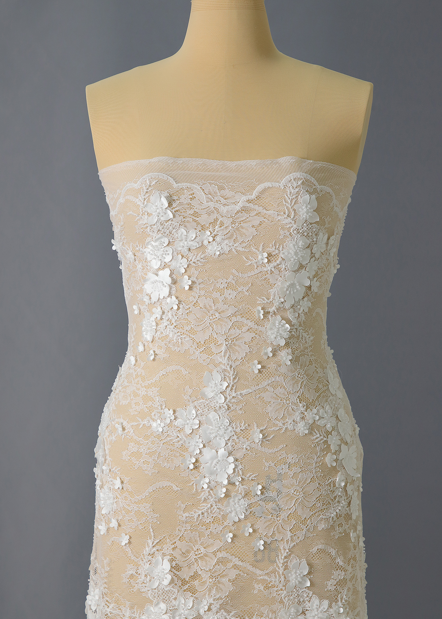 Yanzi floral beaded sequin embroidered lace (YZZX959)