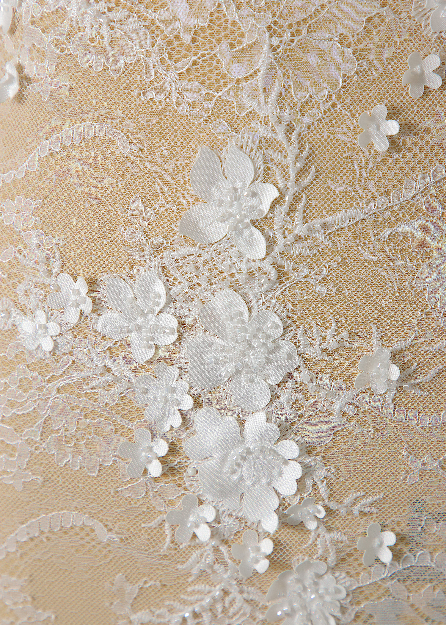 Yanzi floral beaded sequin embroidered lace (YZZX959)