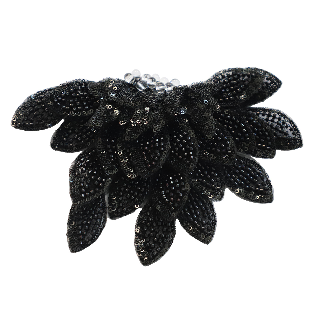 Yanzi Handmade 3d Flower Sequin Beads Applique(YZLQ017)