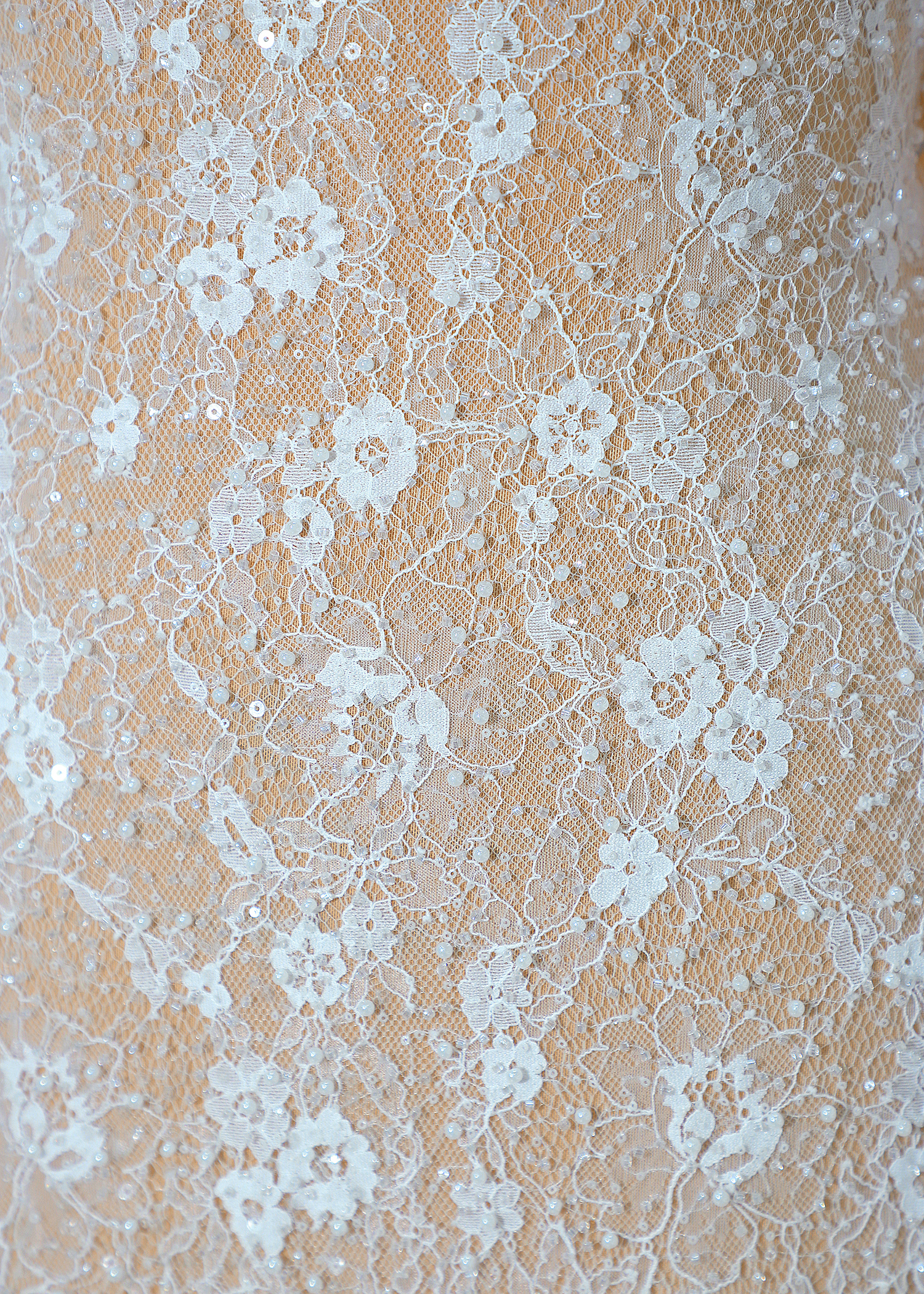 Yanzi eyelash lace with bead embroidery bridal wedding fabric lace (YZZX890+L6530)