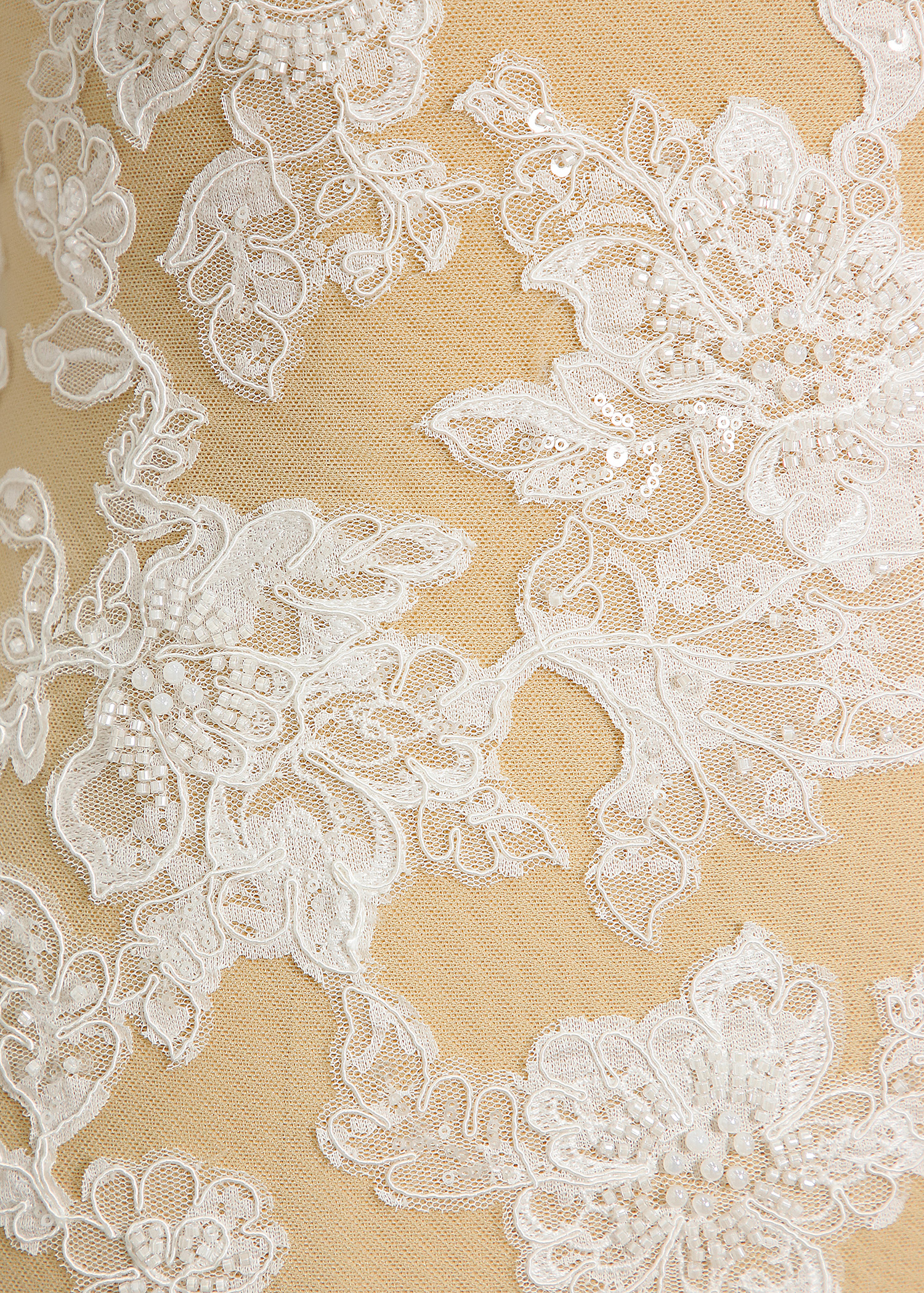 Yanzi corded bead embroidered lace with sequin  (YZC034)