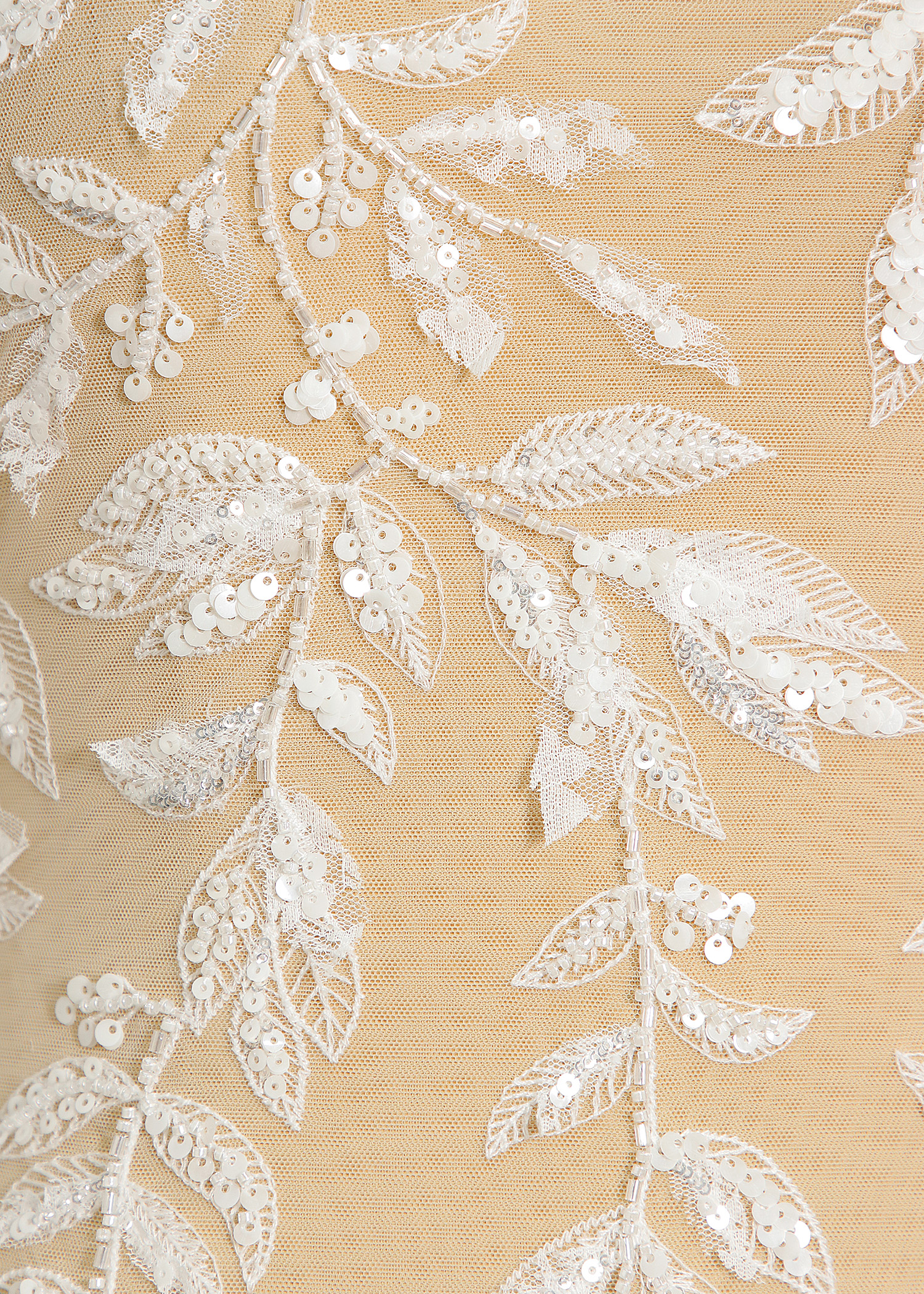 Yanzi laser embroidery fabrics floral beaded sequin lace (YZZX681)