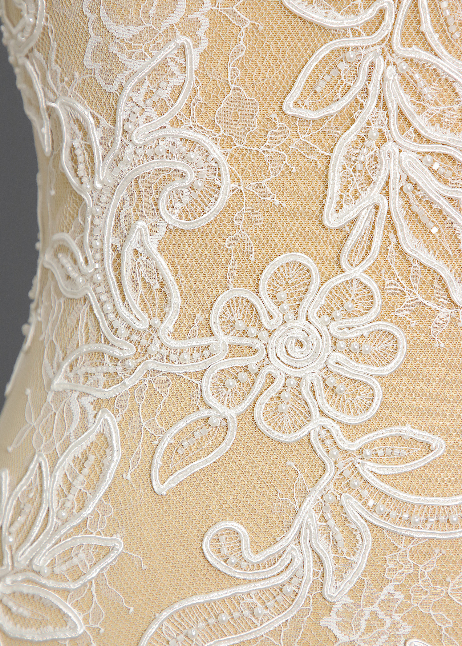 Yanzi corded bead embroidered lace with sequin  (YZP015-2)