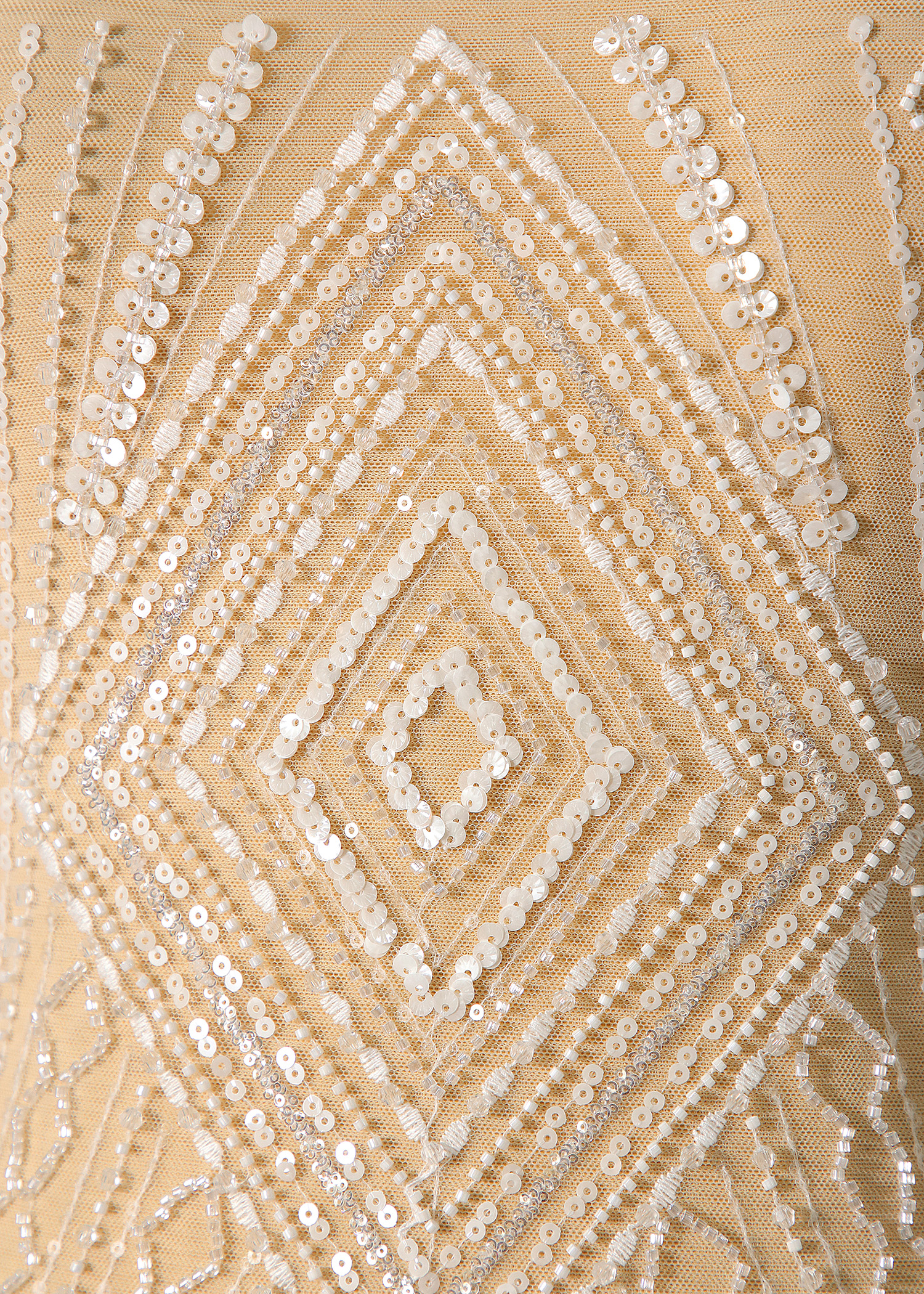 Yanzi bridal fabric luxury embroidery beads sequins lace (YZZX1038)