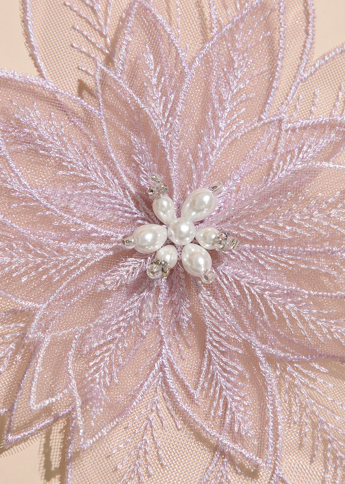Yanzi Handmade 3d Flower Sequin Beads Applique(YZX111)