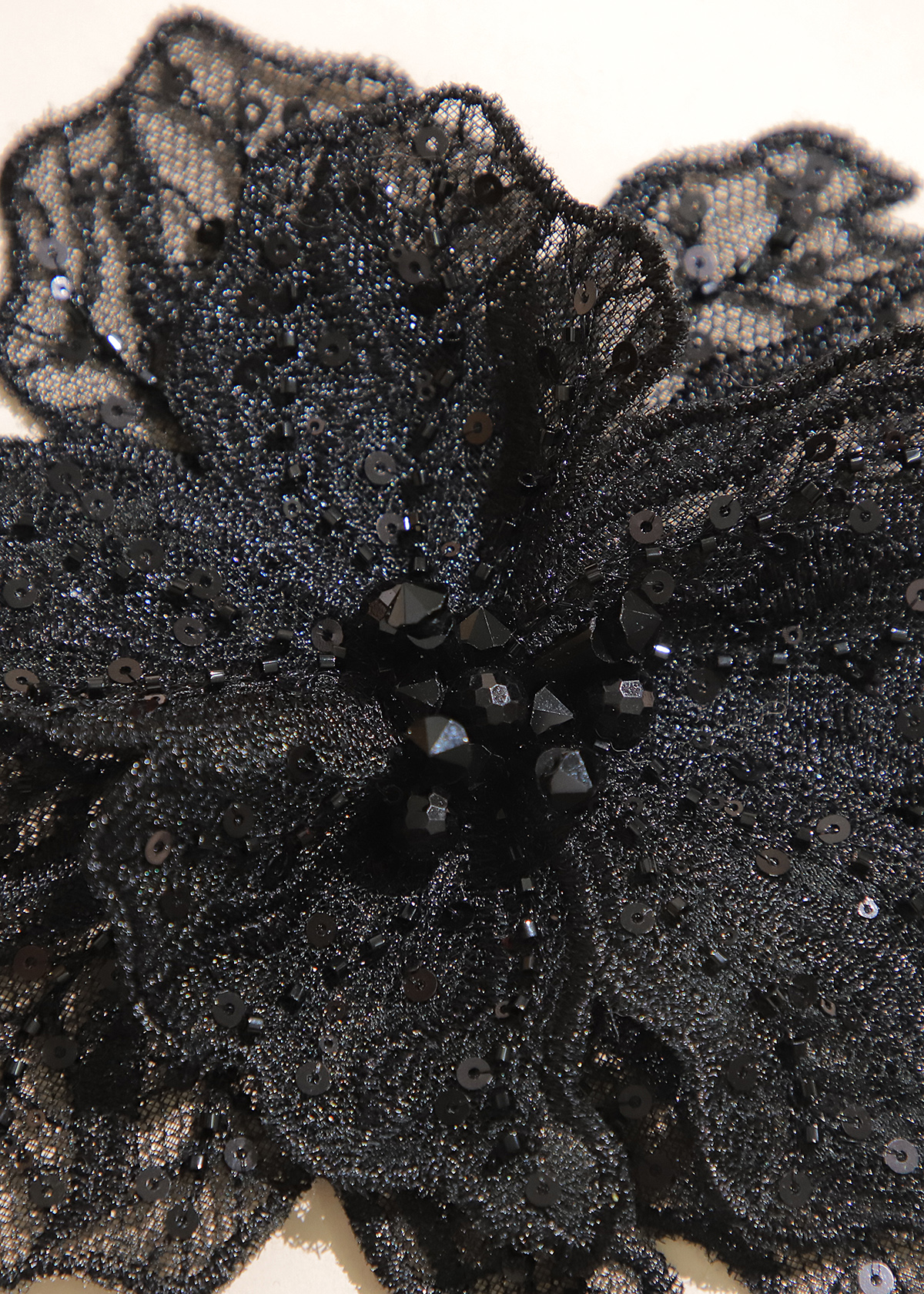 Yanzi Handmade 3d Flower Sequin Beads Applique(YZX063)