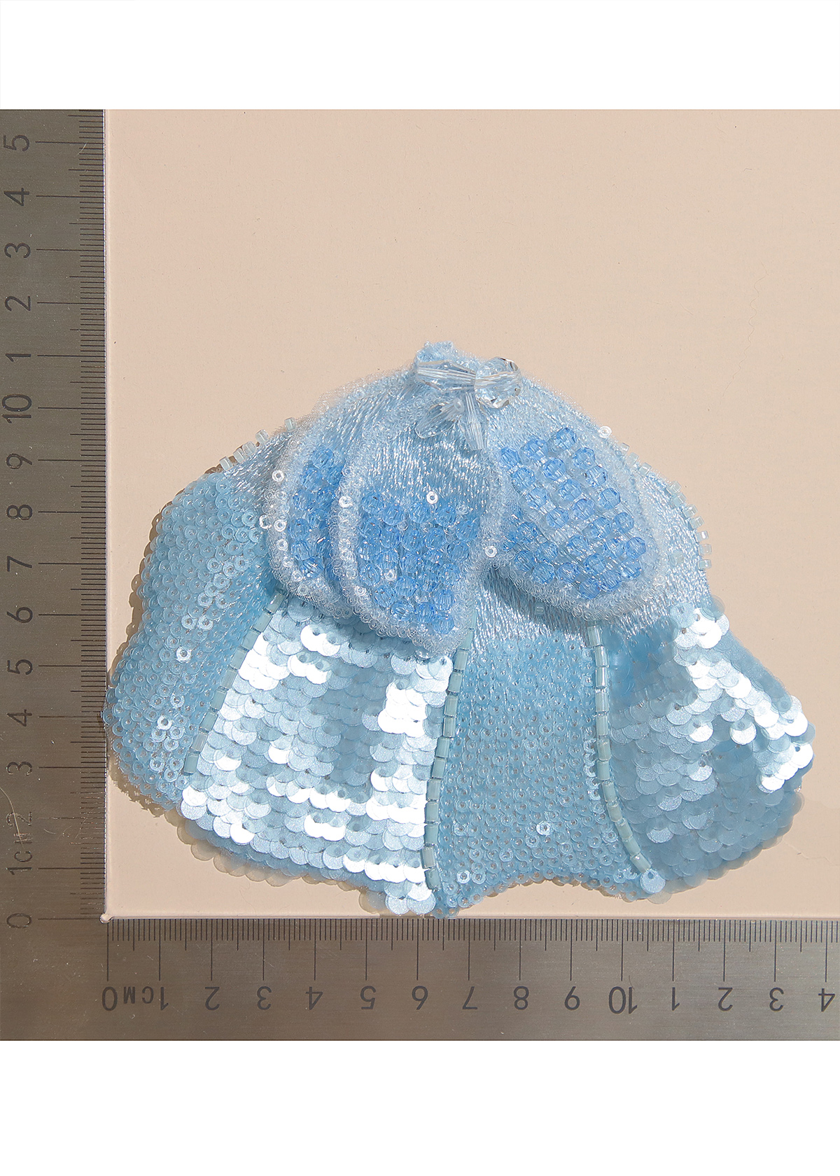 Yanzi Handmade 3d Flower Sequin Beads Applique(YZX088)