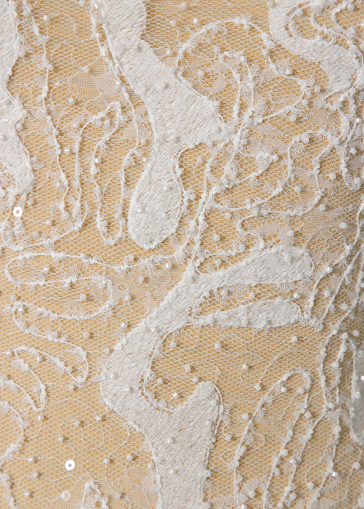 Yanzi corded bead embroidered lace with sequin  (YZC017)