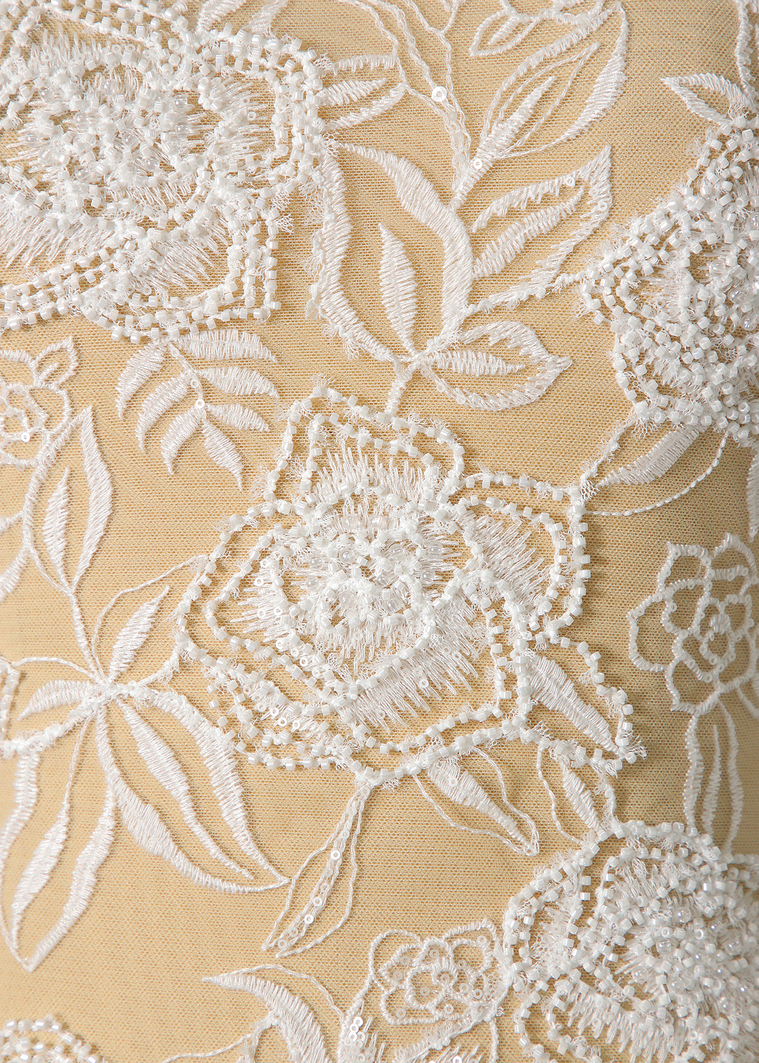 Yanzi corded bead embroidered lace with sequin  (YZC003)