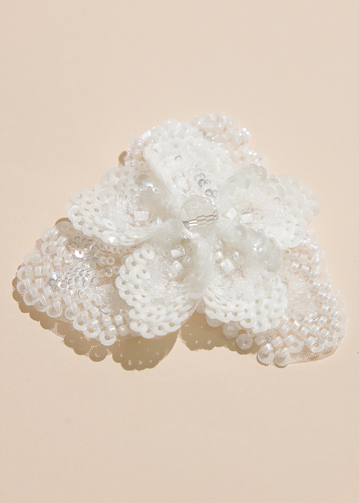 Yanzi Handmade 3d Flower Sequin Beads Applique(YZX103)