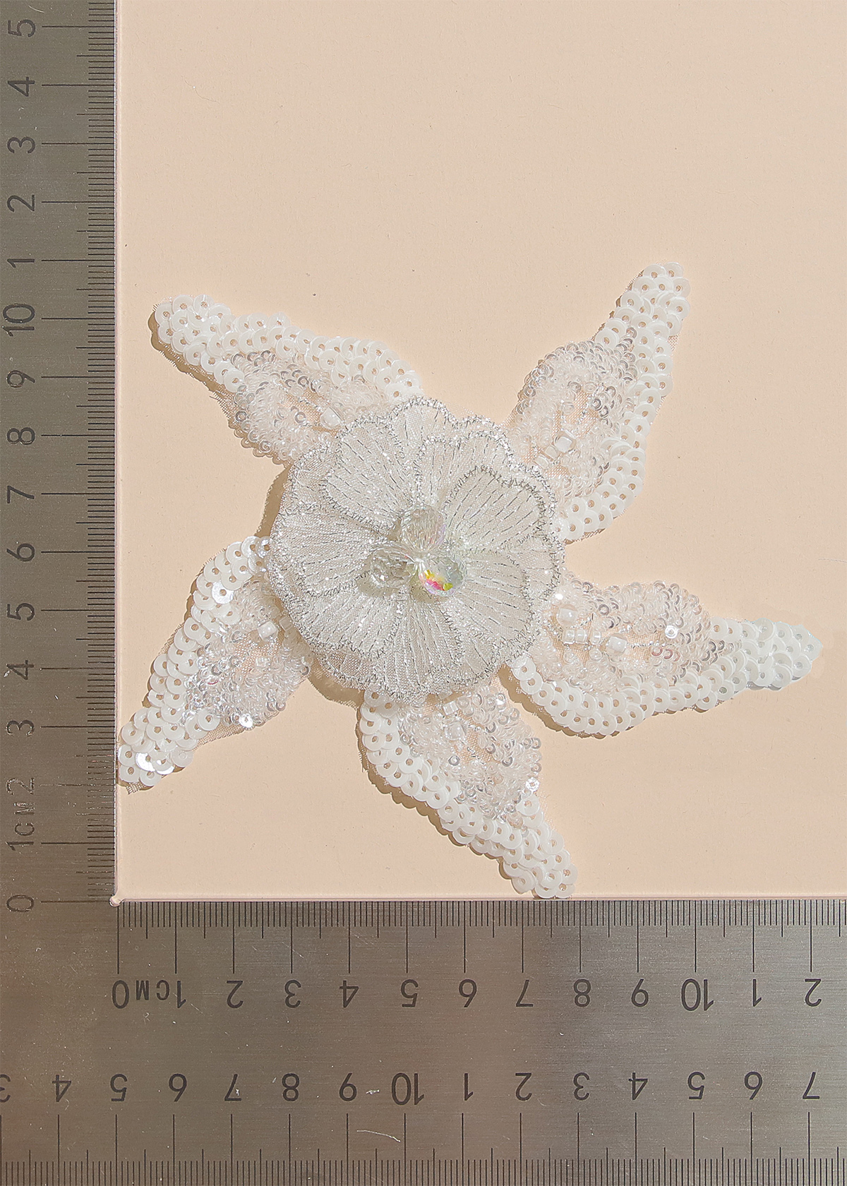 Yanzi Handmade 3d Flower Sequin Beads Applique(YZX104)