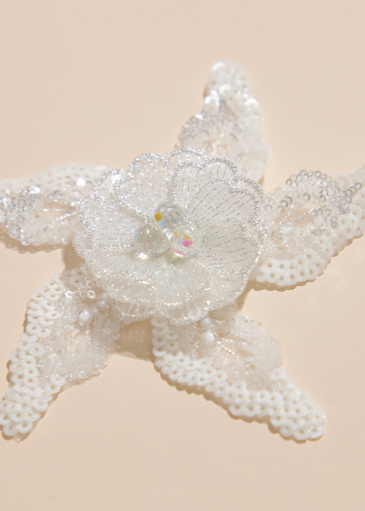 Yanzi Handmade 3d Flower Sequin Beads Applique(YZX104)