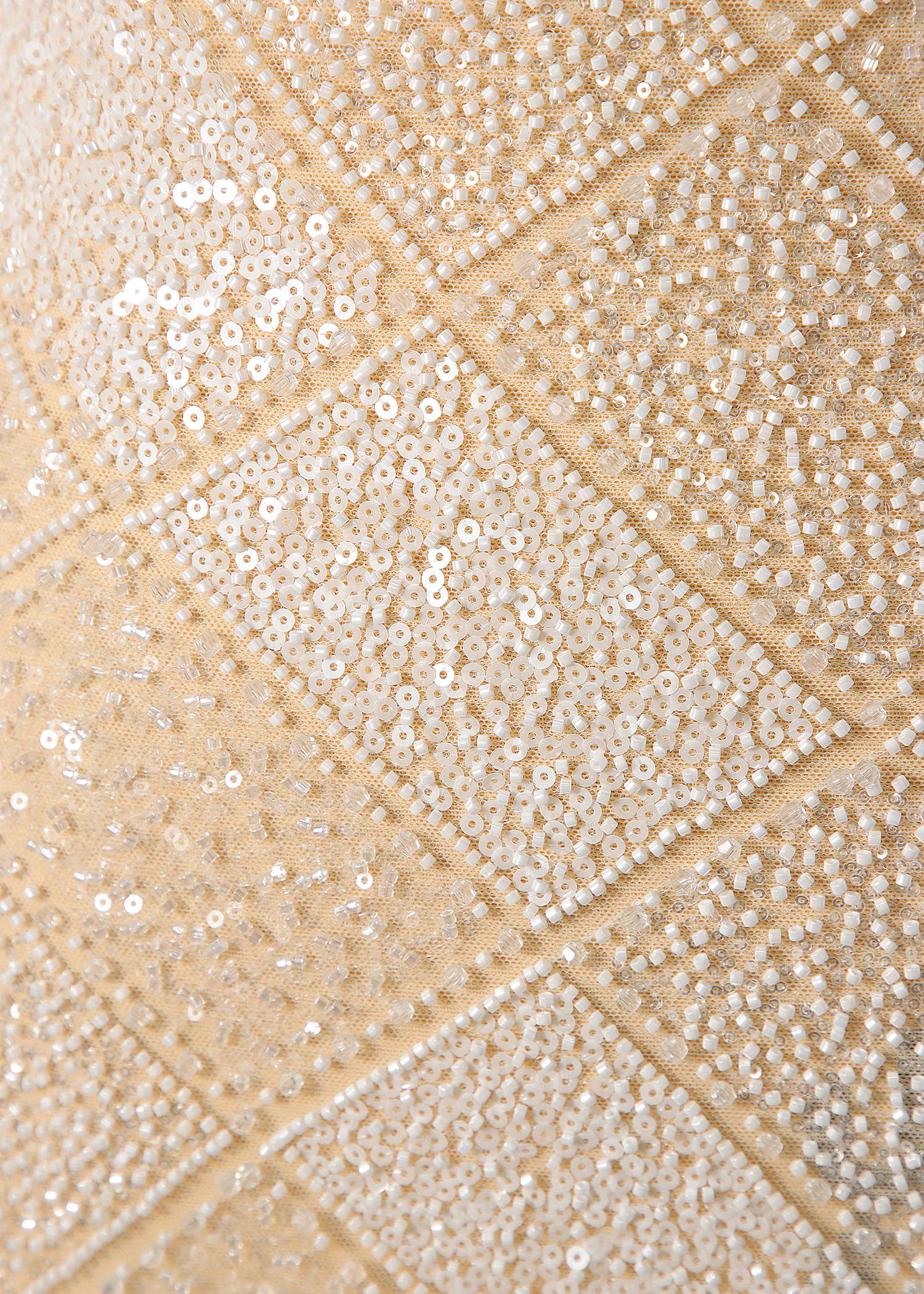 Yanzi bridal fabric luxury embroidery beads sequins lace (YZZX1016)