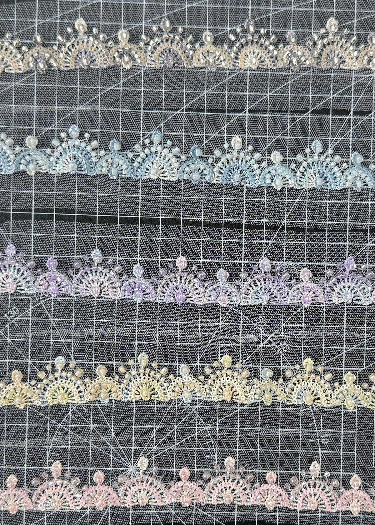 Yanzi lace bead trim (YZM145)