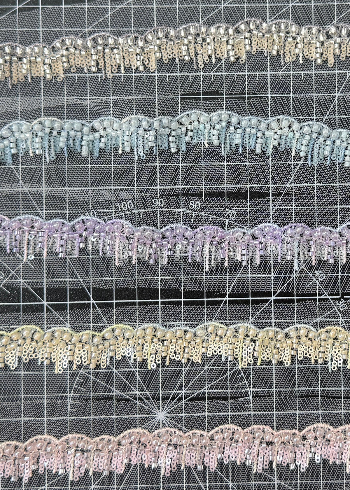 Yanzi lace bead trim (YZM147)