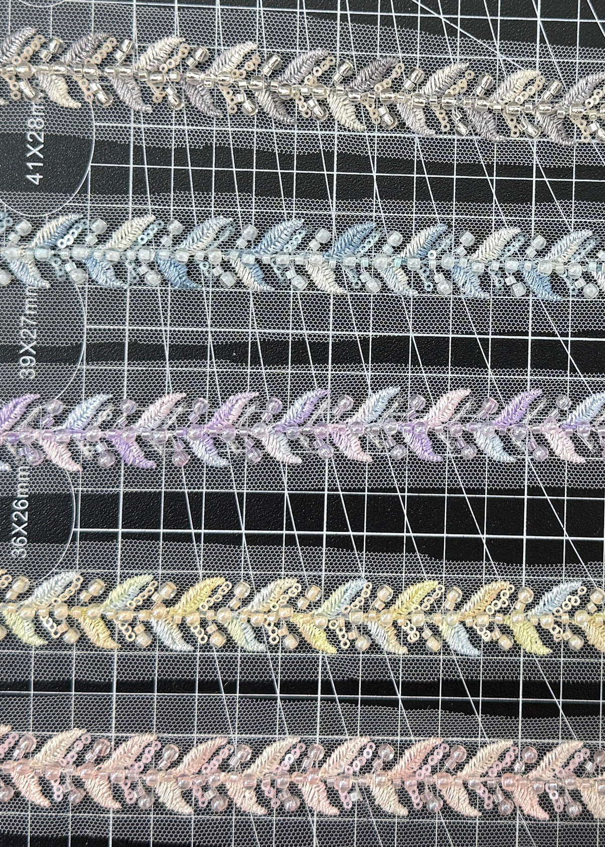 Yanzi lace bead trim (YZM151)