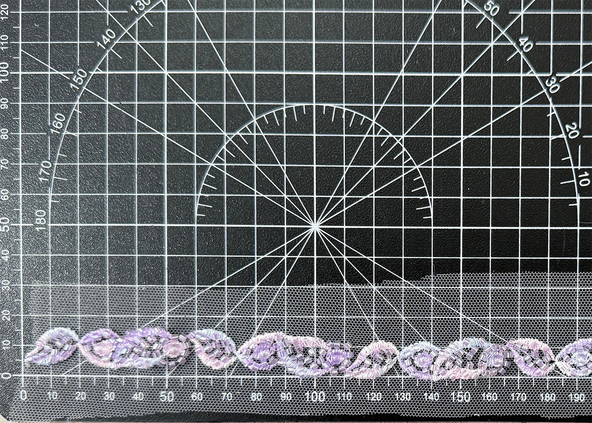 Yanzi lace bead trim (YZM153)
