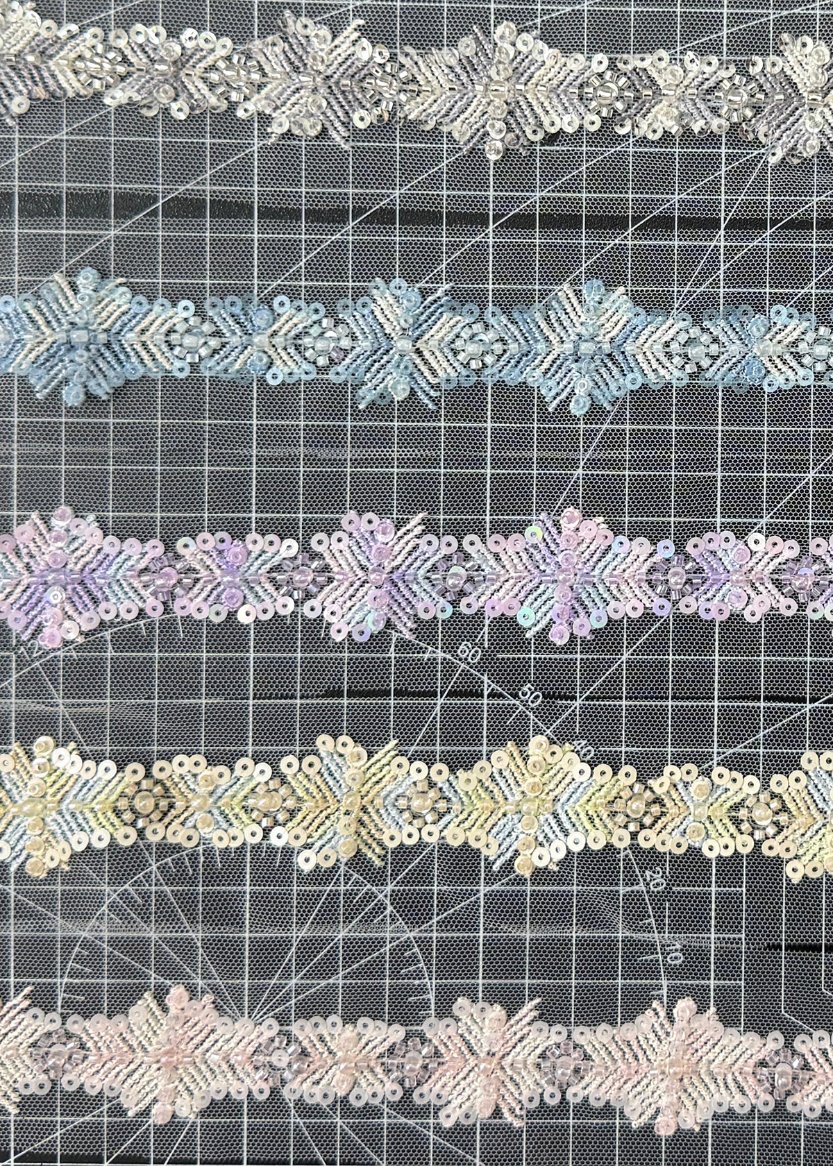 Yanzi lace bead trim (YZM154)