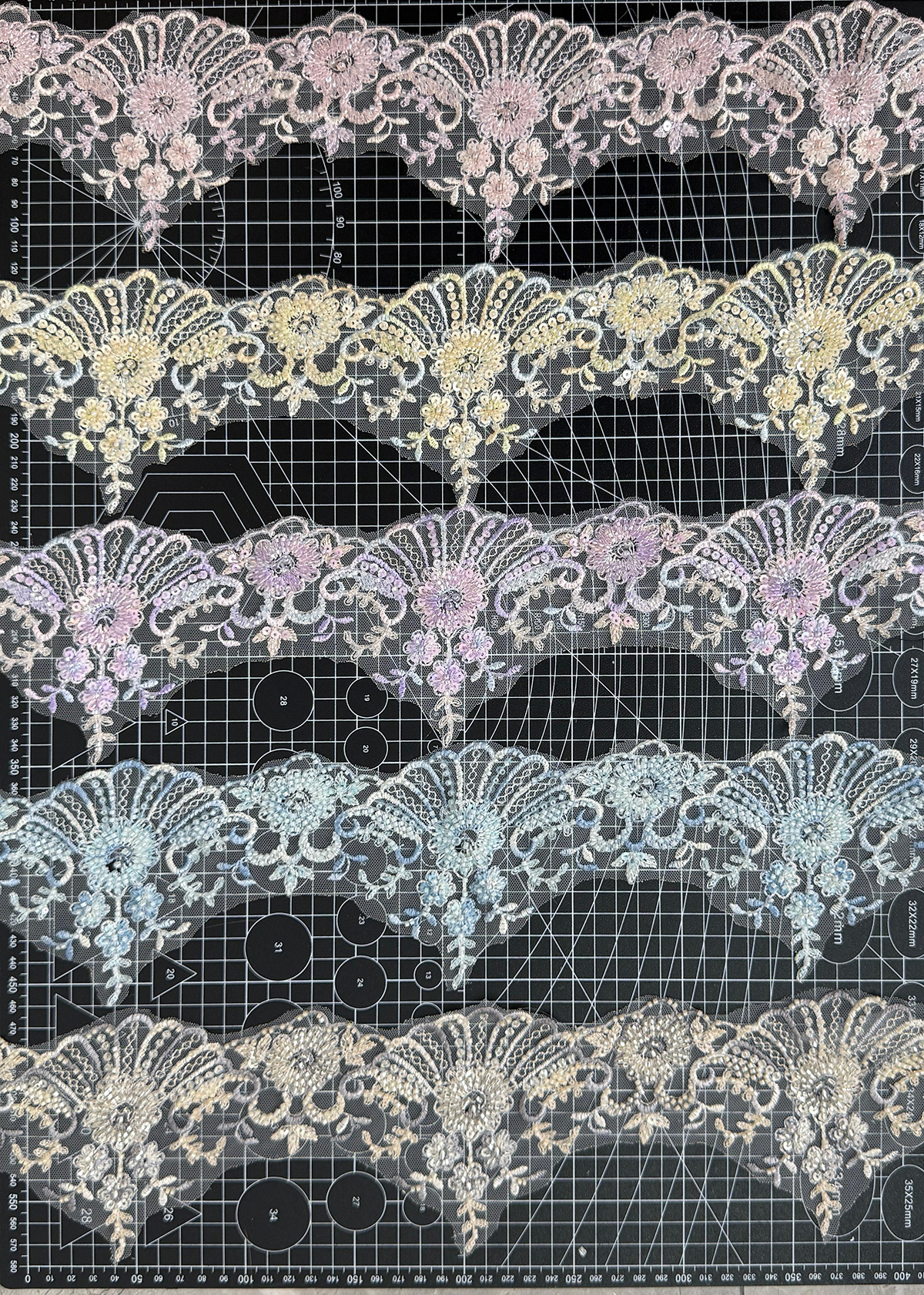 Yanzi lace bead trim (YZM182)