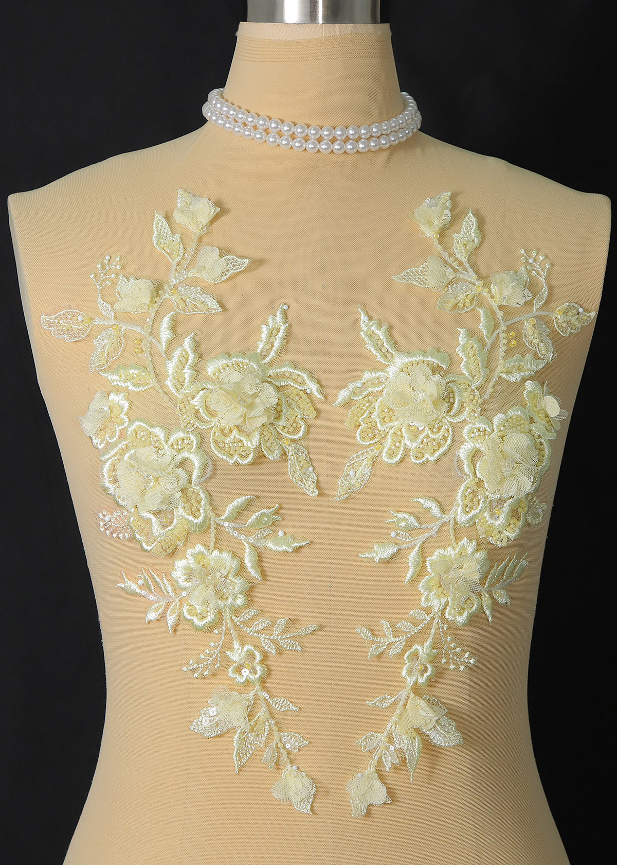 Yanzi 3D Handmade applique floral (YZOH3DX019)