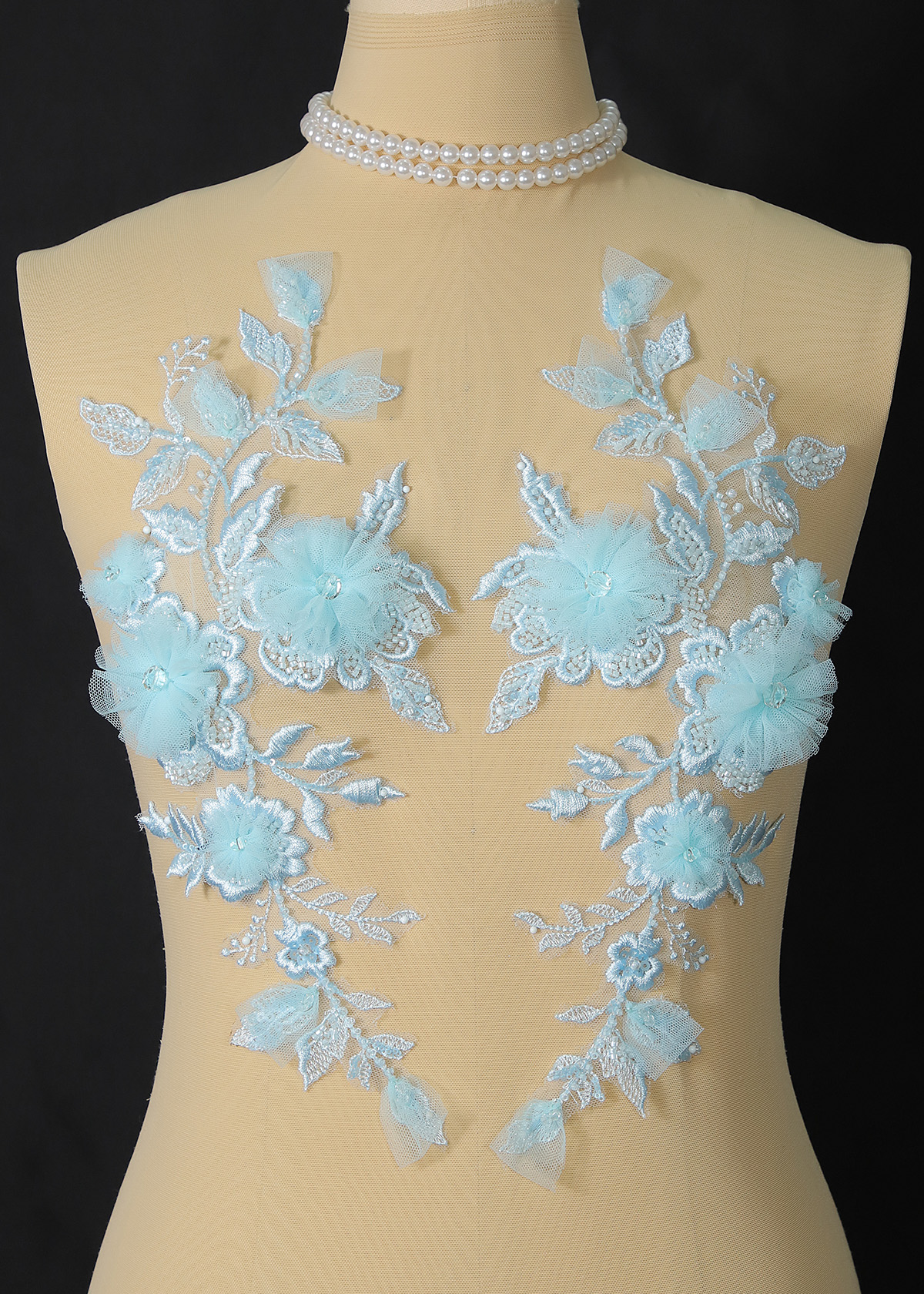 Yanzi 3D Handmade applique floral (YZOH3DX020)