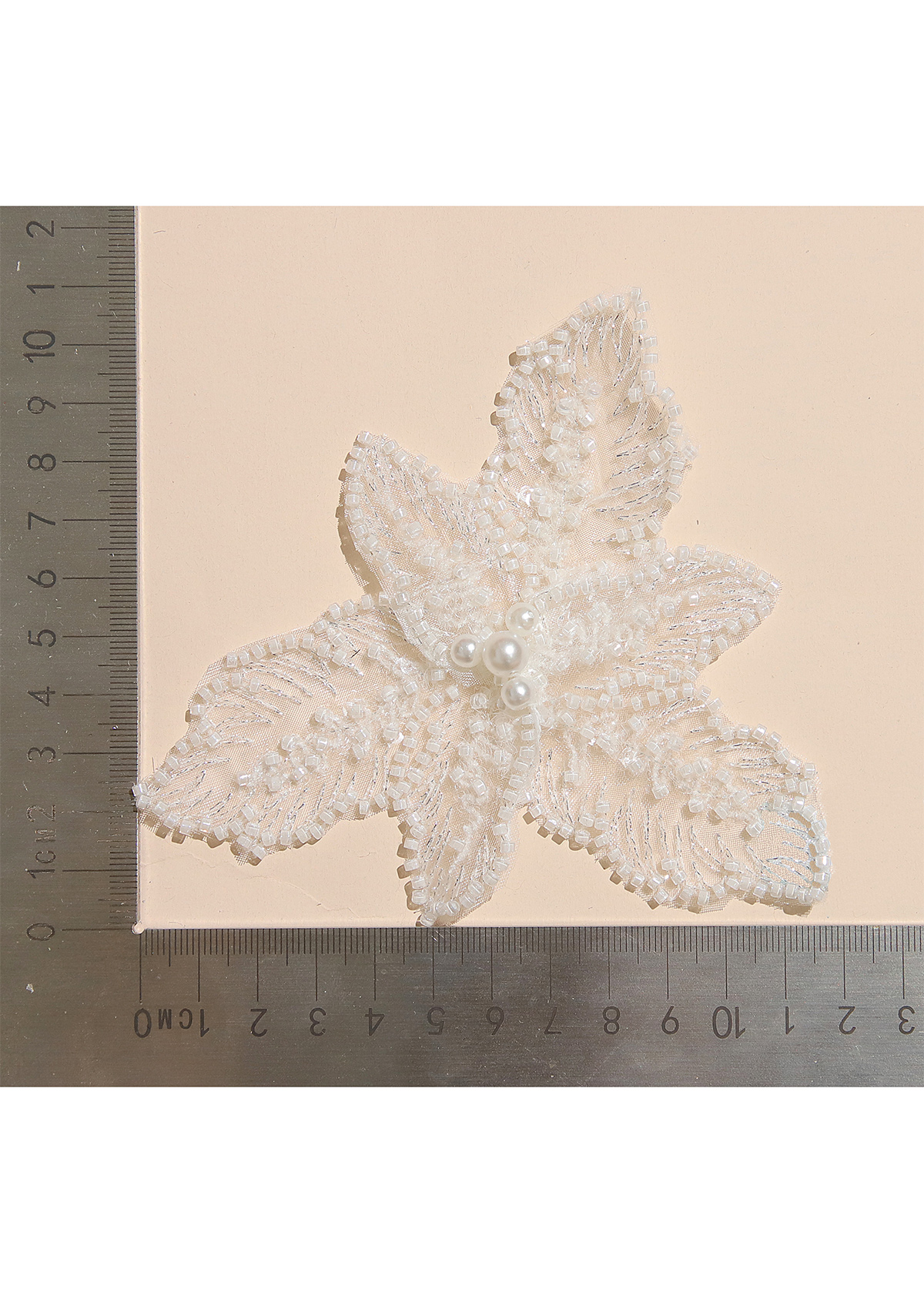 Yanzi Handmade 3d Flower Sequin Beads Applique(YZX073)