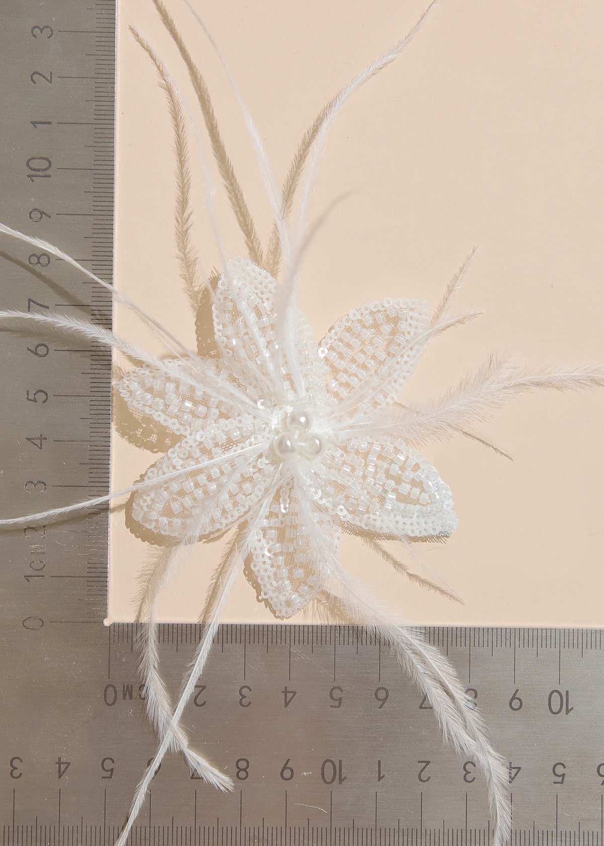 Yanzi Handmade 3d Flower Sequin Beads Applique(YZX082)