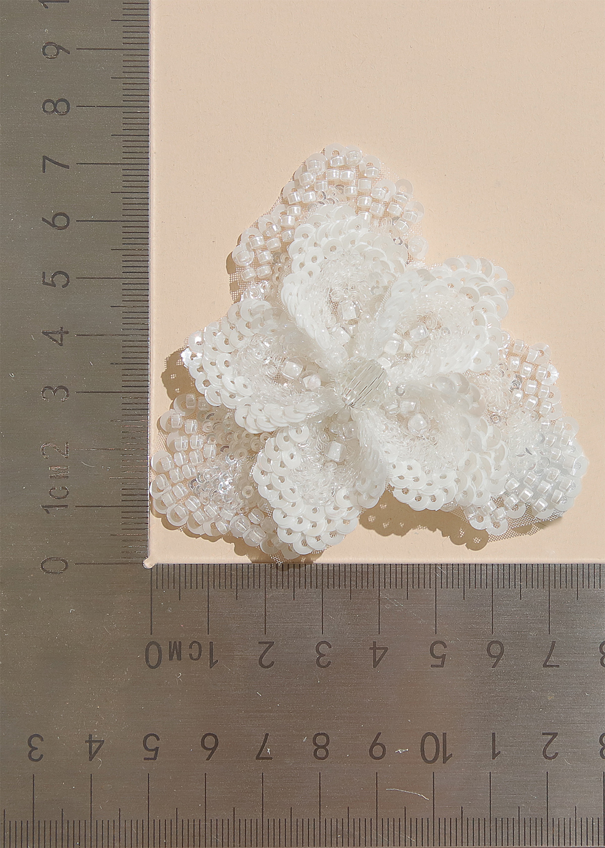 Yanzi Handmade 3d Flower Sequin Beads Applique(YZX103)