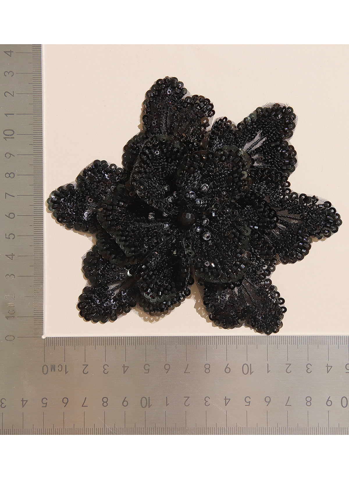 Yanzi Handmade 3d Flower Sequin Beads Applique(YZX135)