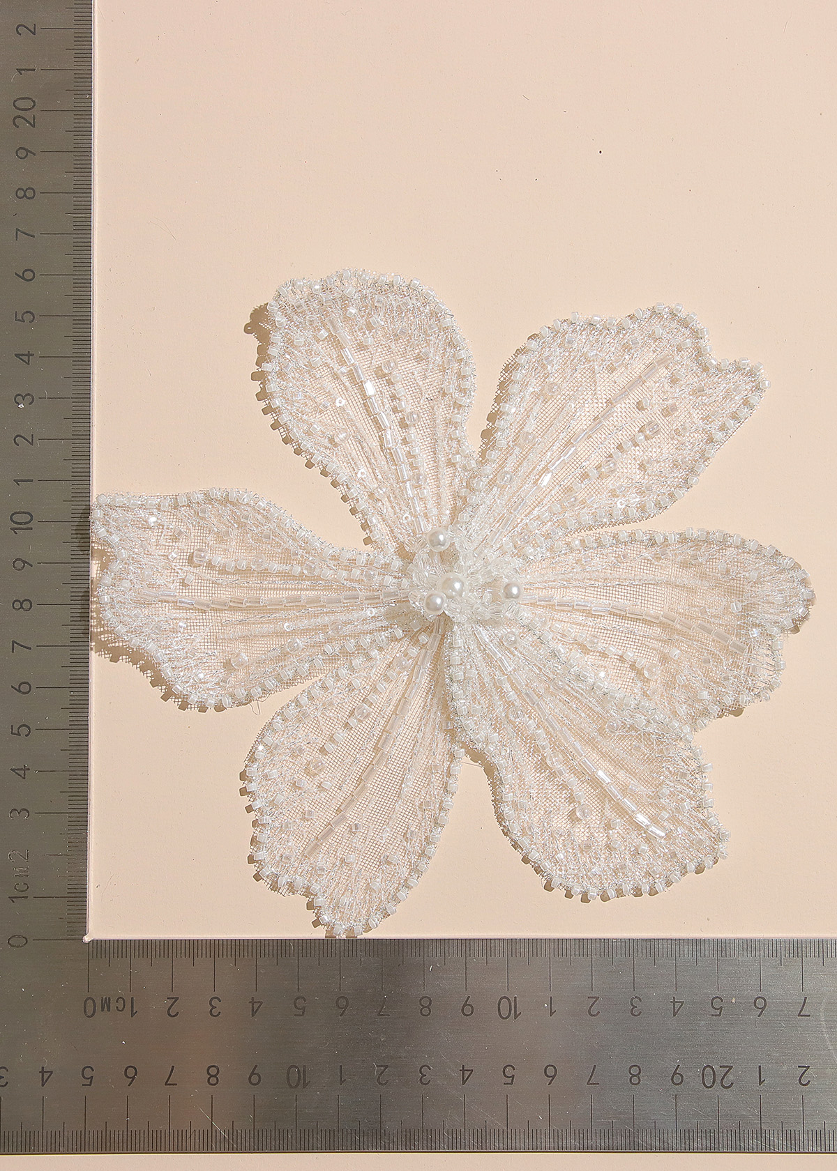 Yanzi Handmade 3d Flower Sequin Beads Applique(YZX140)