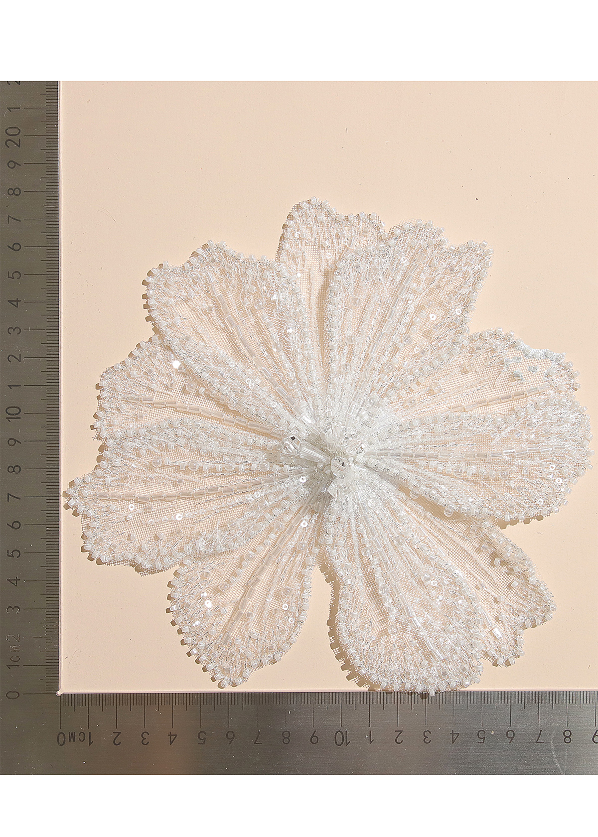 Yanzi Handmade 3d Flower Sequin Beads Applique(YZX145)