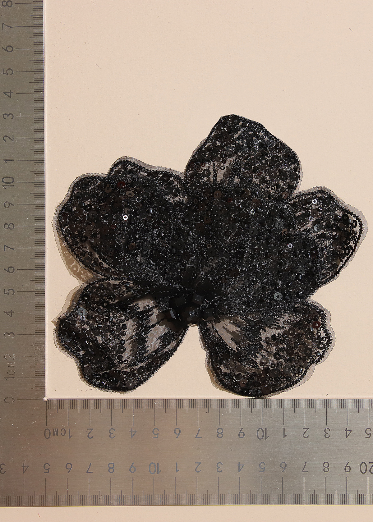 Yanzi Handmade 3d Flower Sequin Beads Applique(YZX166)
