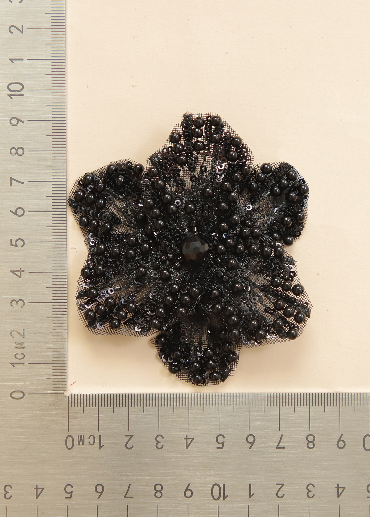 Yanzi Handmade 3d Flower Sequin Beads Applique(YZX186)