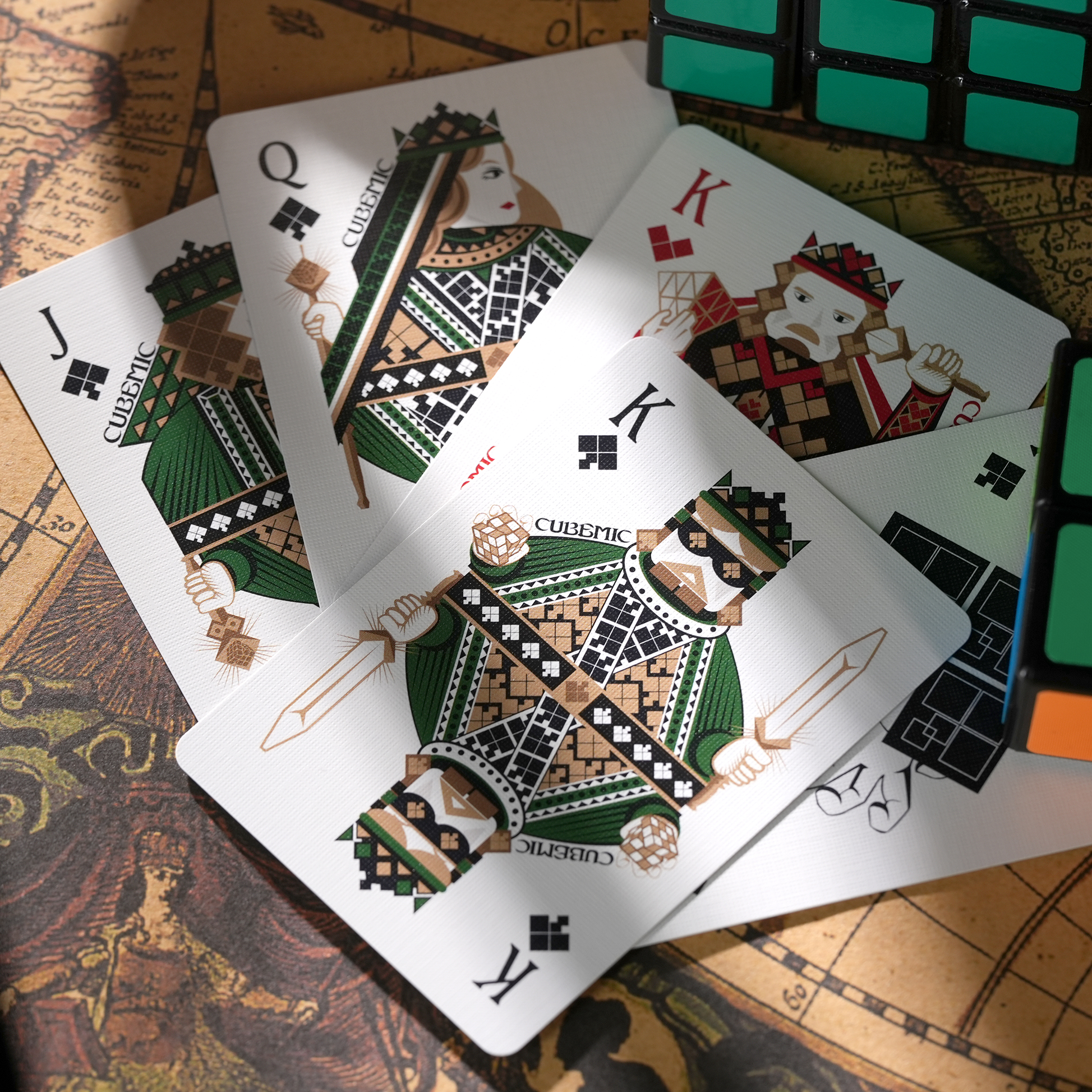 Cubemic Playing cards by N2G & Hot Cube