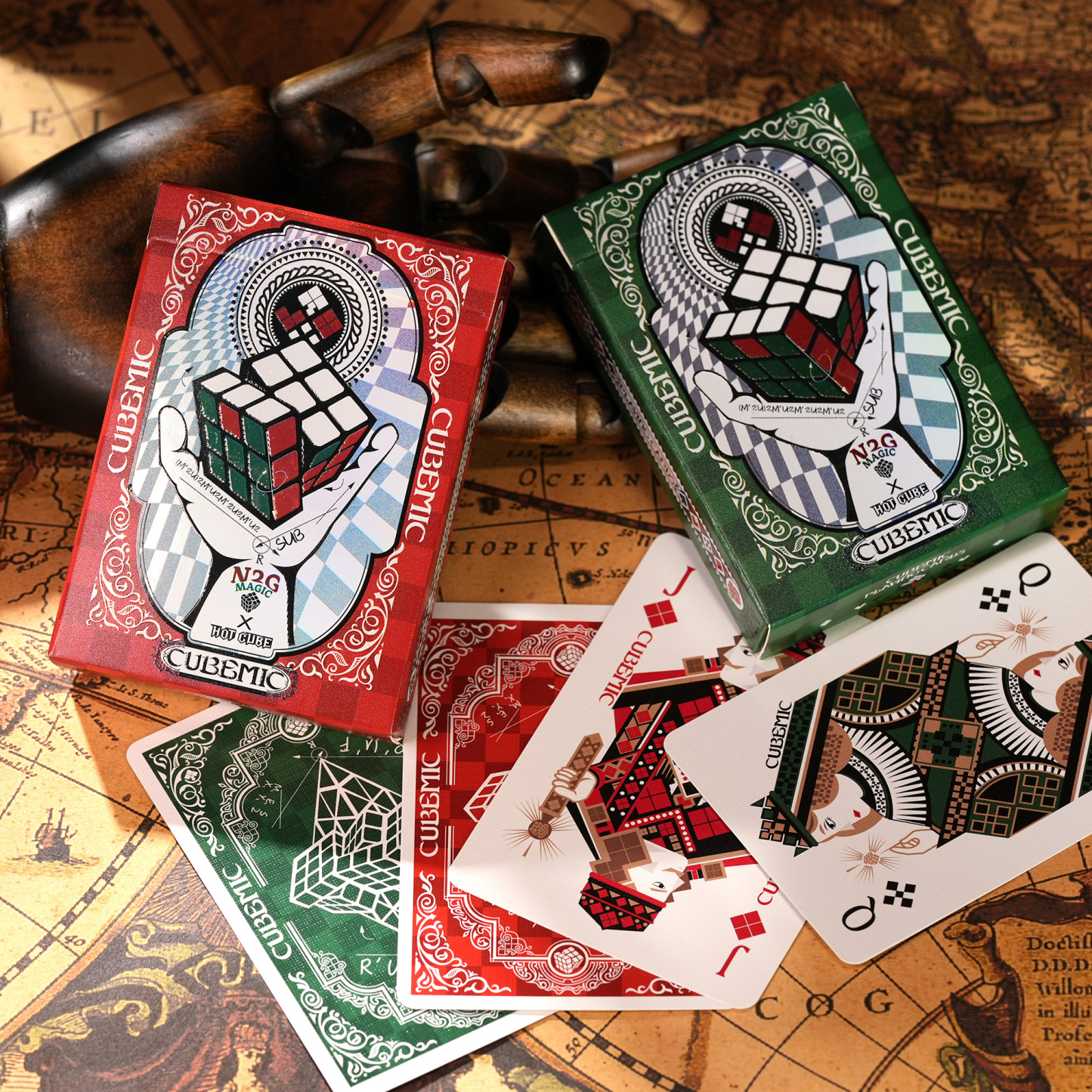 Cubemic Playing cards by N2G & Hot Cube
