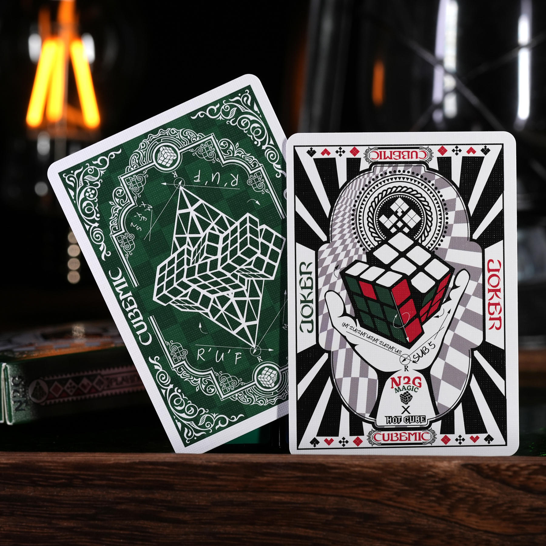 Cubemic Playing cards by N2G & Hot Cube