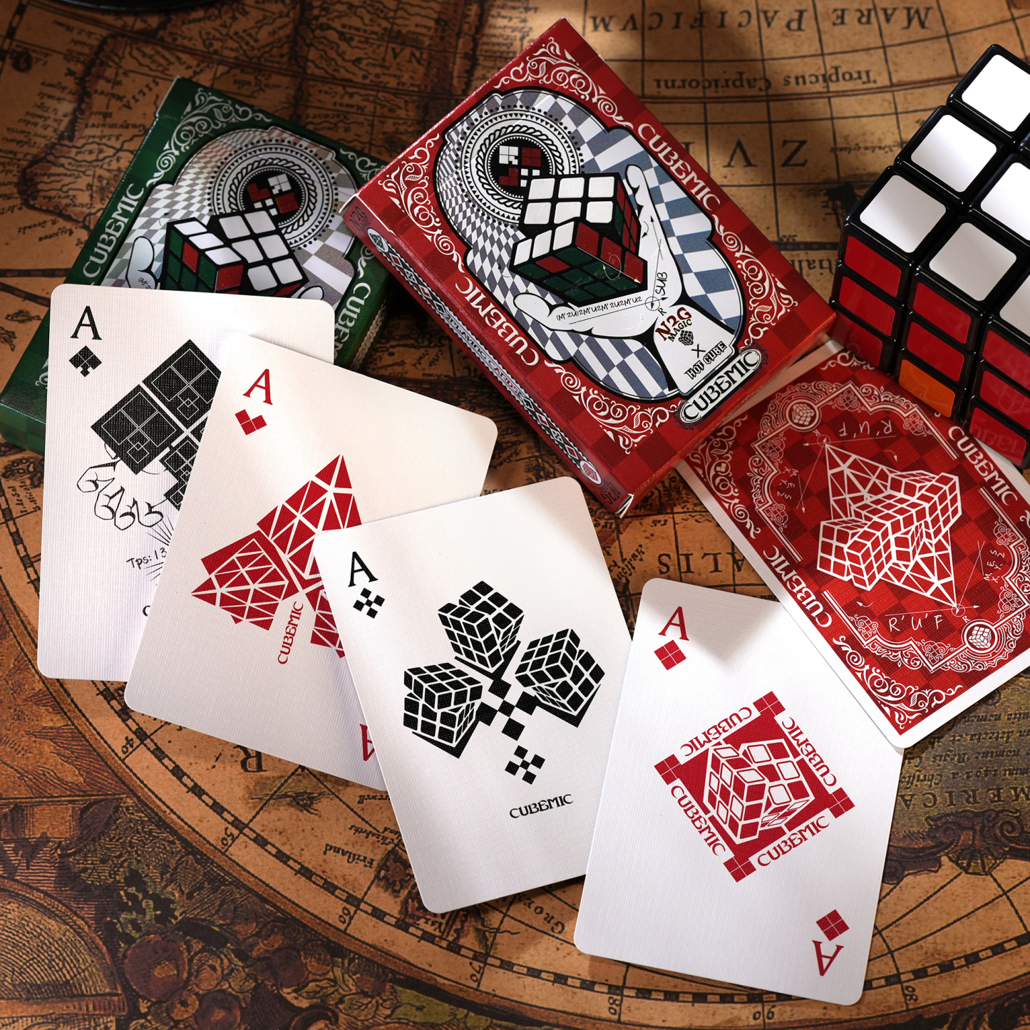 Cubemic Playing cards by N2G & Hot Cube