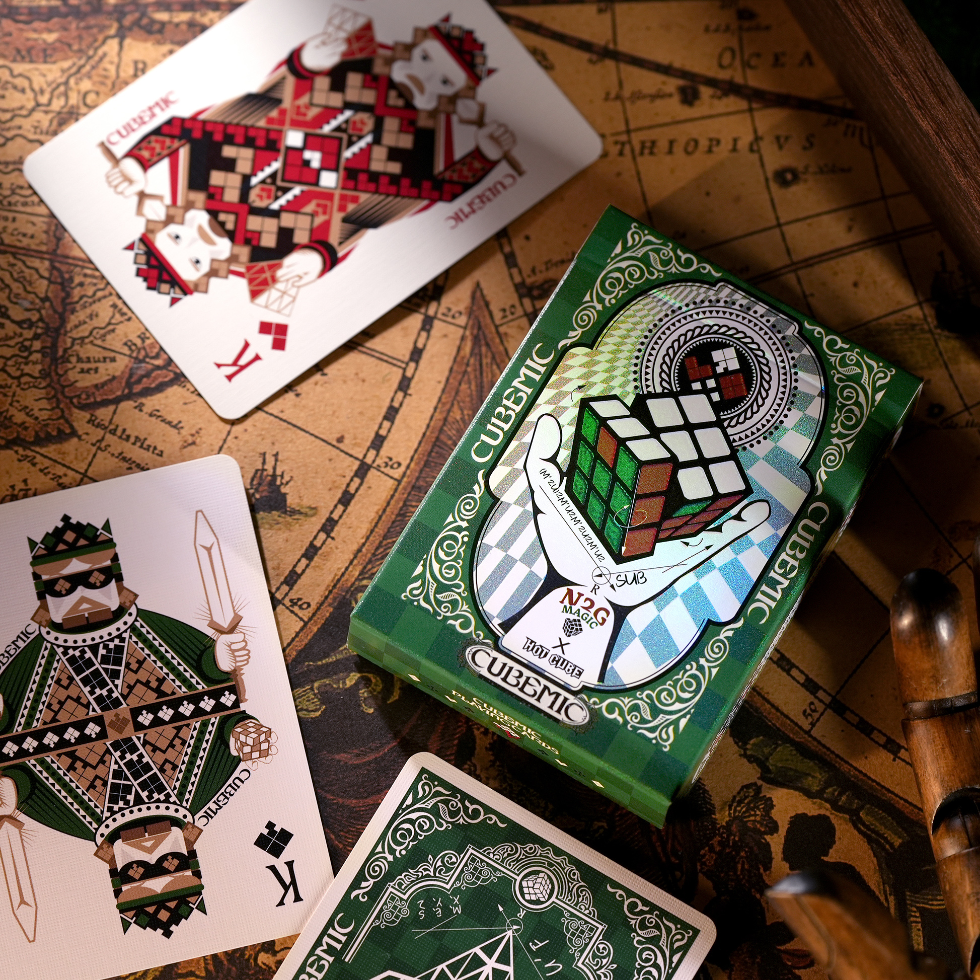 Cubemic Playing cards by N2G & Hot Cube