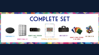 RUBIKS WALL Complete Set by Bond Lee 