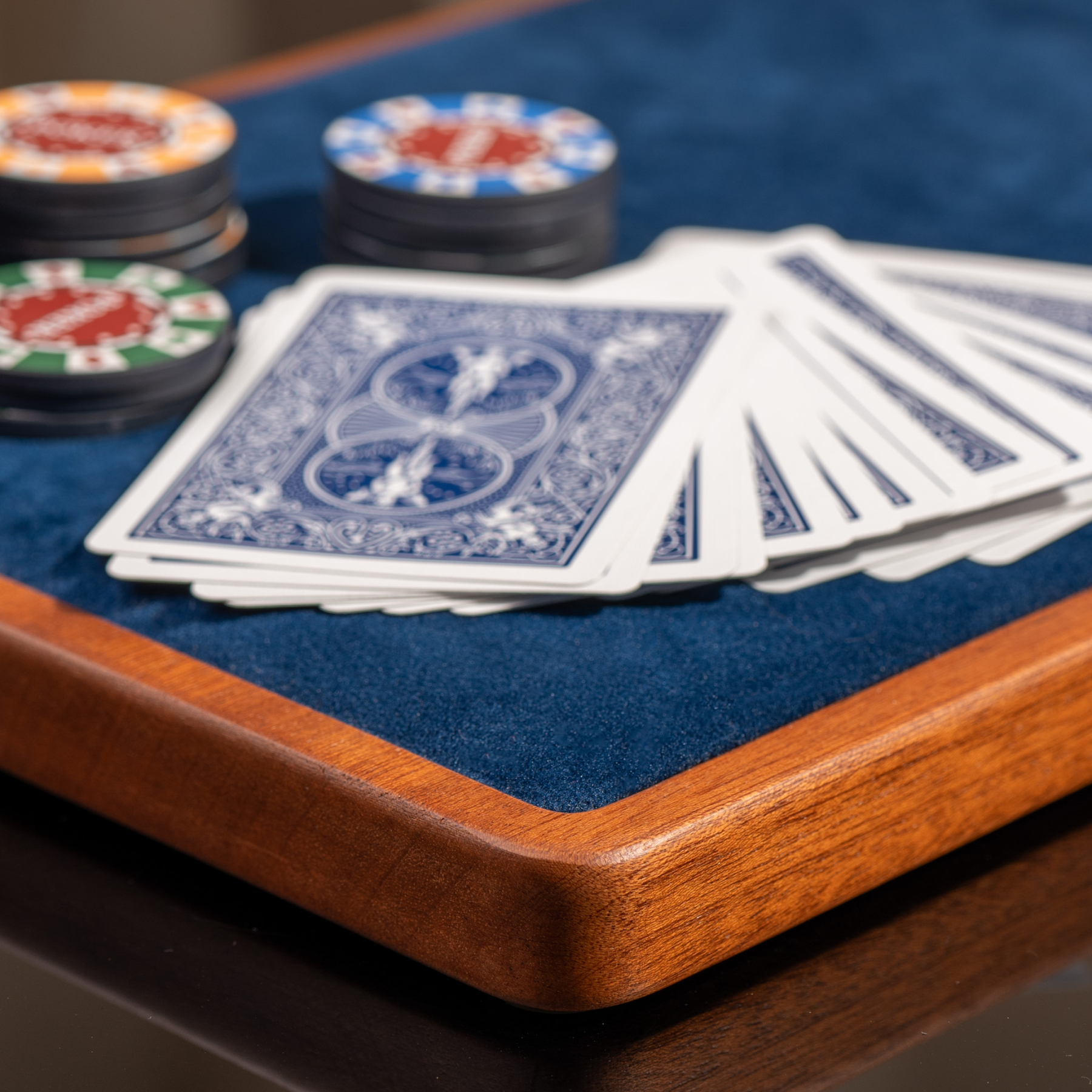 Portable Wooden Card Mat