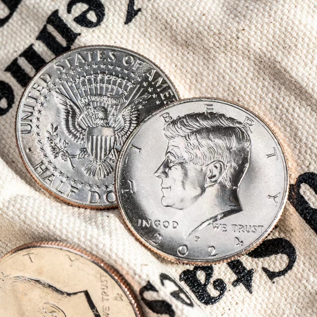 Half Dollars regular one set of 5 coins