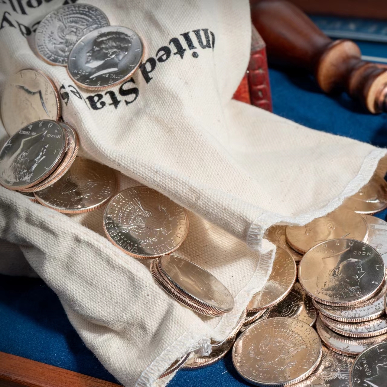 Half Dollars regular one set of 5 coins