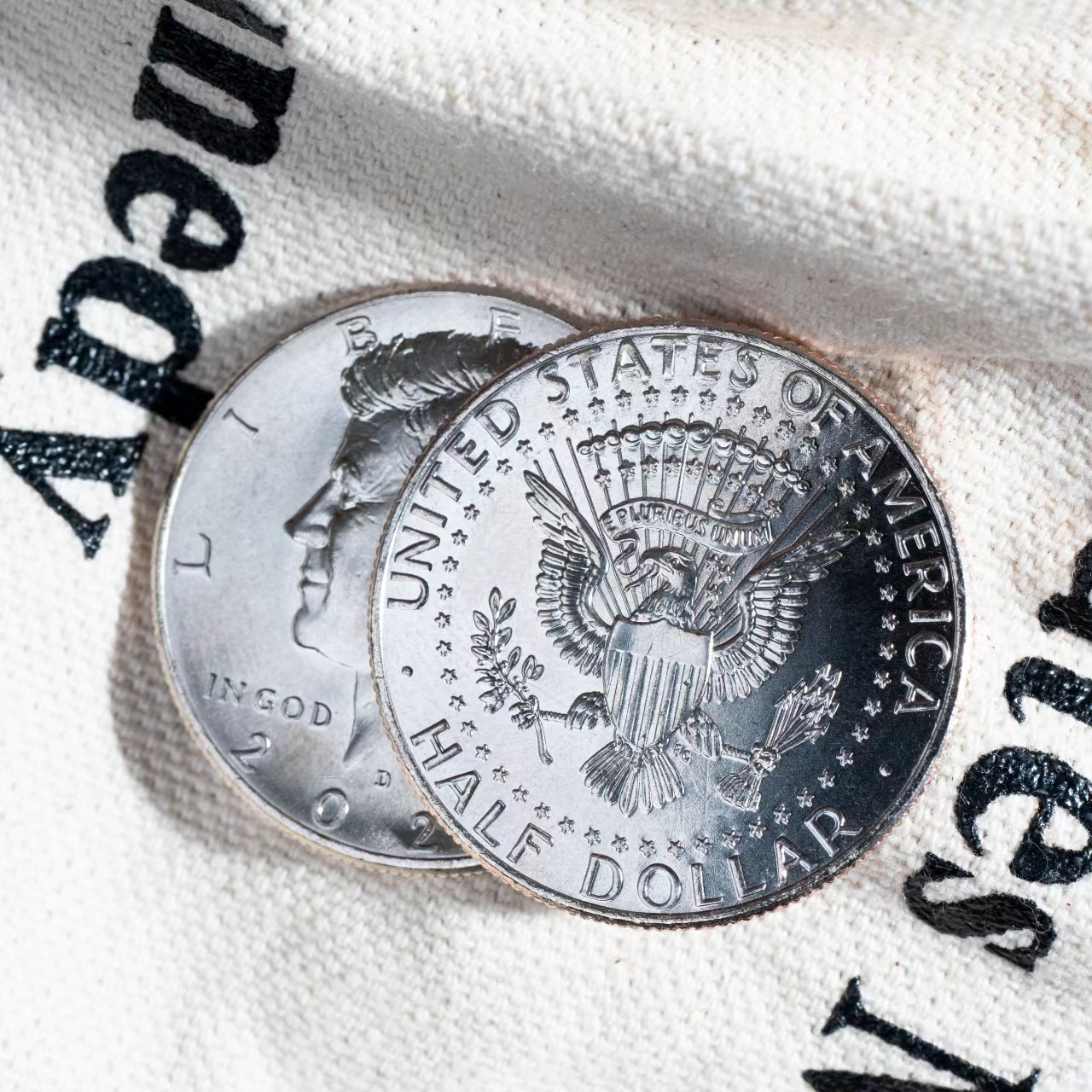 Half Dollars regular one set of 5 coins