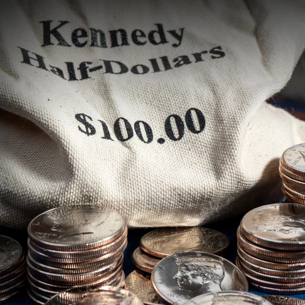 Half Dollars regular one set of 5 coins