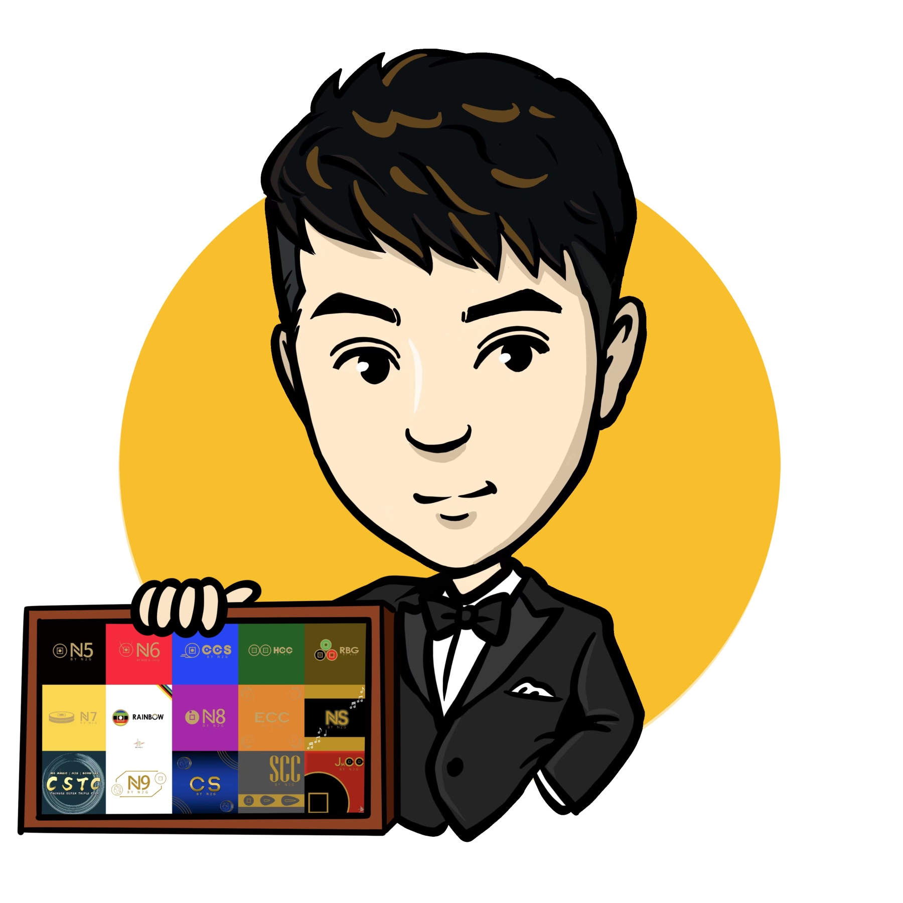 "Dan Huang Pai" Cartoon Avatar Customization