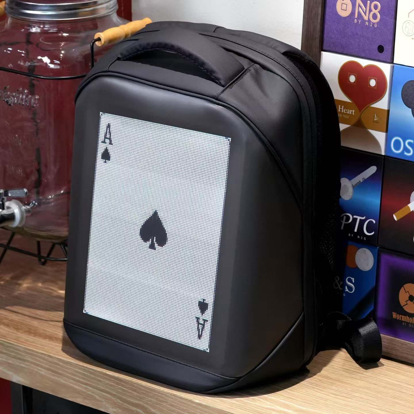 LED display backpack