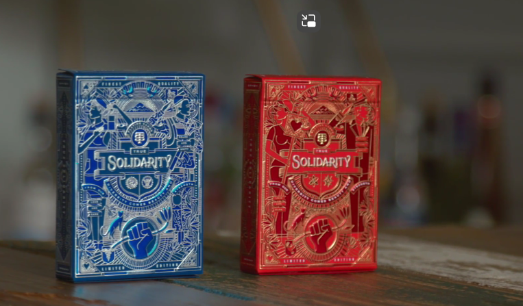 Solidarity Playing Cards By Riffle Shuffle