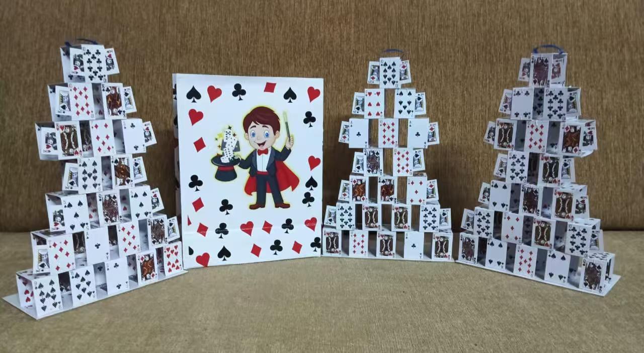 Bag card castle